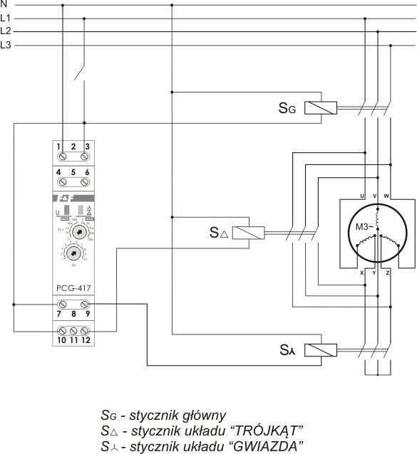 Реле pcg 417